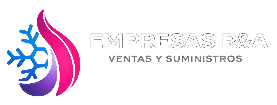 Logo Empresas R&A climatización, calefacción y suministros en Chile
